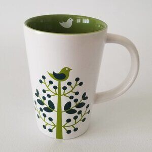 DAVIDsTEA A little birdie Green Tree Coffee Tea Drinking Mug Cup